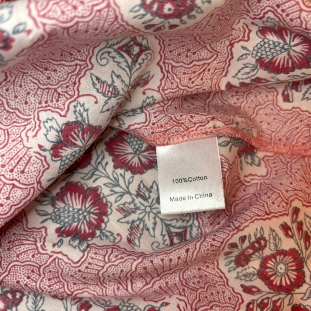 NWT Tuckernuck Scarlet Sonata Royal Shirt Dress XXXL Spring Summer Lightweight - Picture 5 of 8